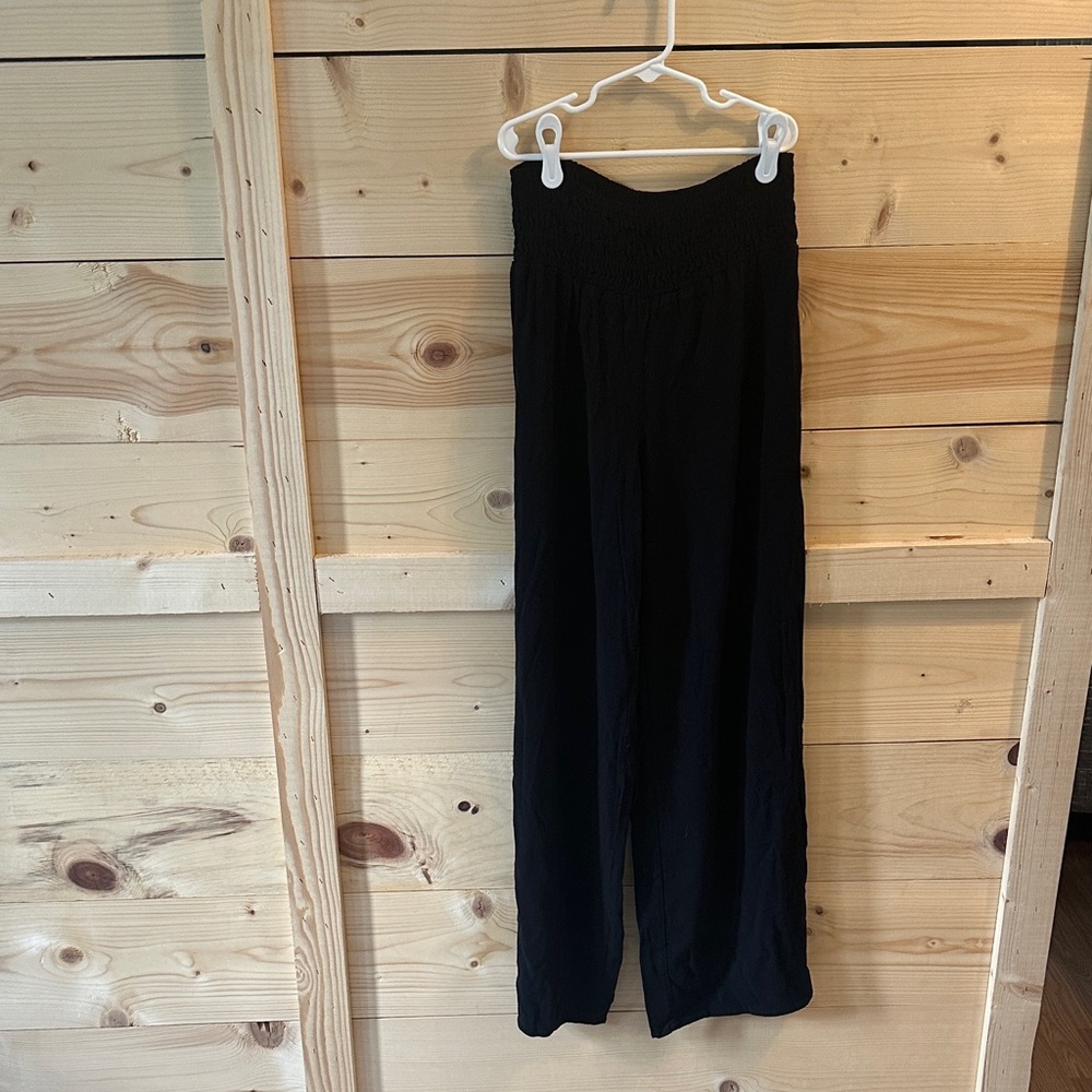 Black gauzy woman’s pants